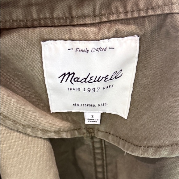 Women’s MADEWELL Fleet jacket- Size Small - Picture 10 of 11